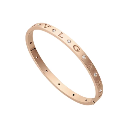 [Bulgari]ZERO 1 PINK GOLD 12 DIAMONDS BRACELET