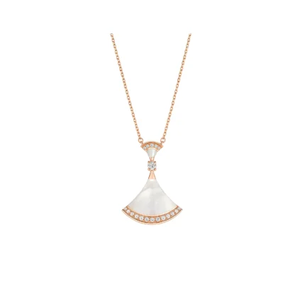 [Bulgari]DREAM NECKLACE MOP PINK GOLD DIAMOND