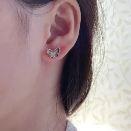 [Van Cleef Arpels]BUTTERFLY DARK MOP  EARRINGS