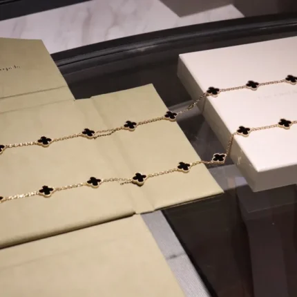 [Van Cleef Arpels]CLOVER 20 MOTIFS ONYX ROSE GOLD