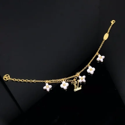 [Louis Vuitton]LOGO 6 MOTIF STAR AND SUN GOLD BRACELET