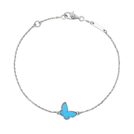 [Van Cleef Arpels]BUTTERFLY TURQUOISE BUTTERFLY BRACELET SILVER