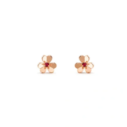 [Van Cleef Arpels]FRIVOLE  FLOWER PINK EARRINGS