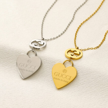 ZG2013 GUCCI Necklace and Earrings sold together With box